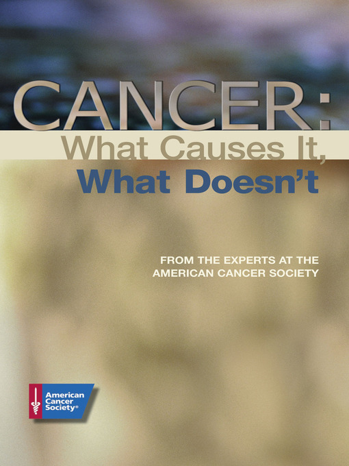 Title details for Cancer by American Cancer Society - Available